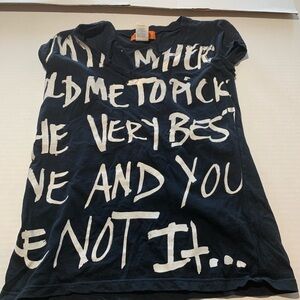 Vintage Stock BDG Women Short Sleeve Rockabilly Urban Outfitters Quote Size s